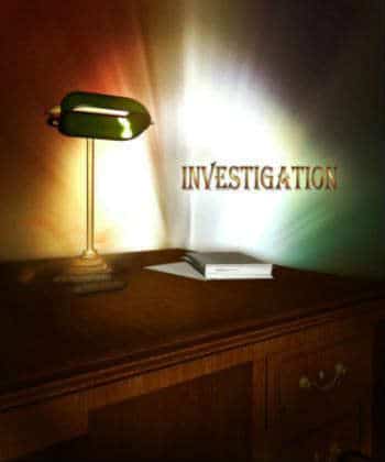 Investigation desk lamp