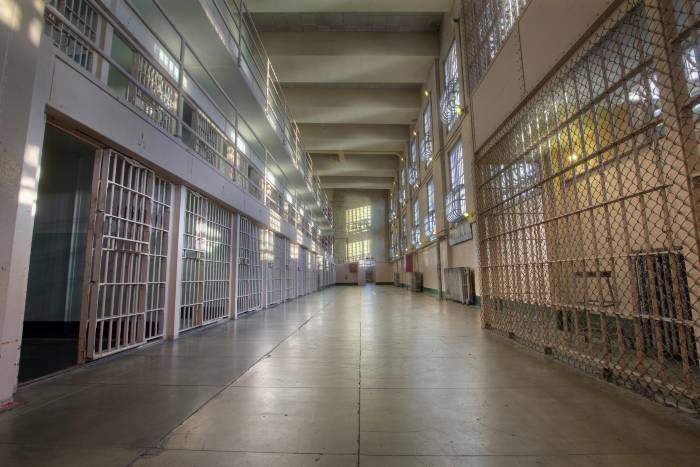 Inside of Empty Prison Open Cells